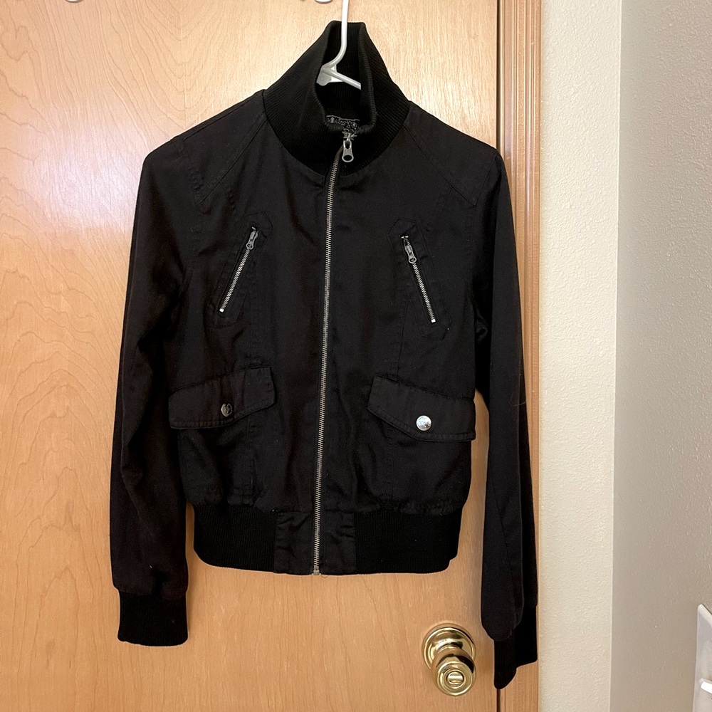 Black Cargo Jacket